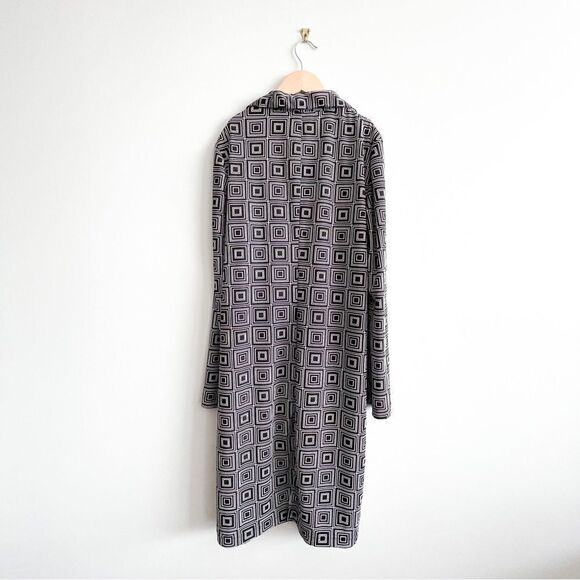 Thyme Maternity V-Neck Bell Sleeve Dress Black White Women's S Stretchy - Picture 2 of 7